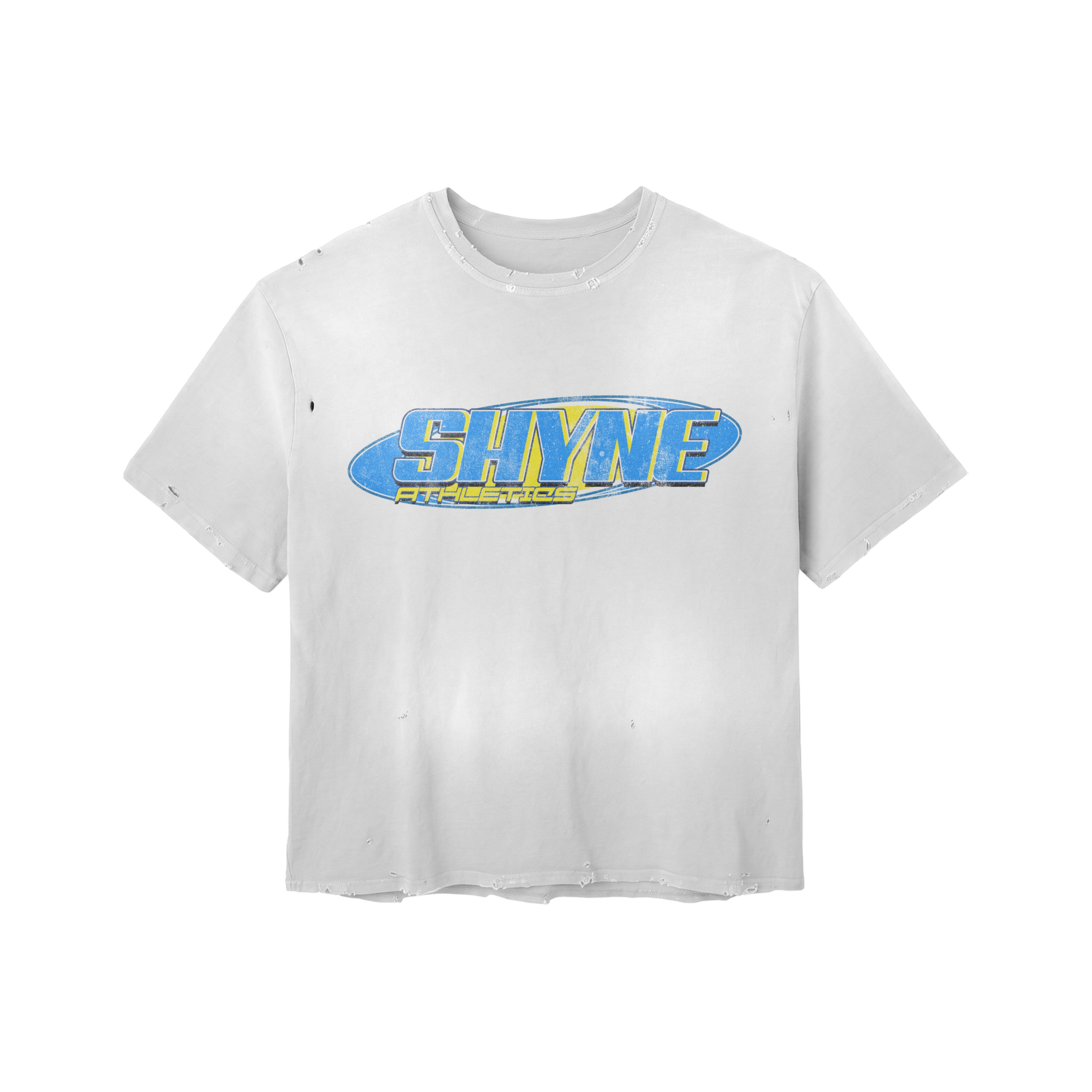 Shyne white athletics tee